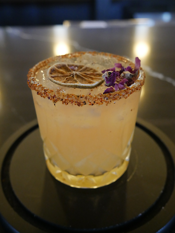 Signature cocktail at The Cipher Lounge